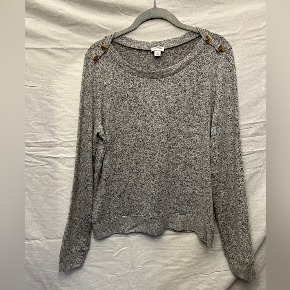 J Crew grey sweater, size M